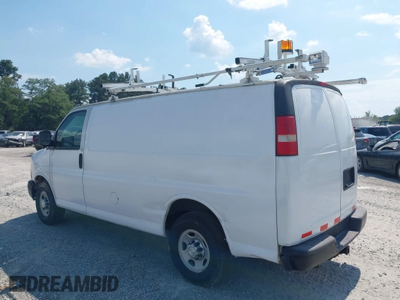 2015 Chevrolet Express Cargo with VIN 1GCWGFCF7F1161232, listed as a IAAI auction lot 42449156 with 168,895 mi miles and . Bid and sale history available at DreamBid. Image 14.