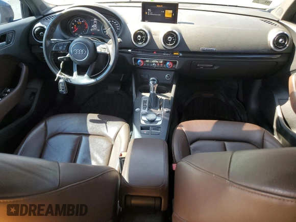 2017 Audi A3 Premium with VIN WAUB8GFF3H1071637, listed as a Copart auction lot 60735844 with 116,125 mi miles and Salvage Title. Bid and sale history available at DreamBid. Image 8.