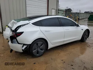 2020 Tesla Model 3 Standard Range Plus with VIN 5YJ3E1EA6LF799620, listed as a Copart auction lot 44887715 with 55,458 mi miles and Clean Title. Bid and sale history available at DreamBid. Image 3.
