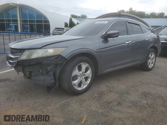 2012 Honda Crosstour EX-L z VIN 5J6TF1H5XCL001140, wystawiony jako Copart lot #58998445 z przebiegiem 244 410 mil mil oraz Szkoda całkowita • Salvage title. Historia ofert i sprzedaży dostępna na DreamBid. Obrazek 1.