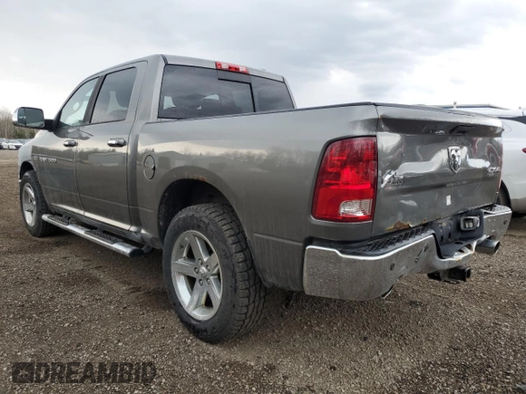 2012 Ram 1500 Big Horn with VIN 1C6RD7LT8CS202255, listed as a Copart auction lot 52500265 with 161,586 mi miles and Clean Title. Bid and sale history available at carsss.com. Image 2.