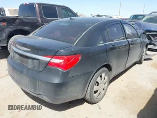 2012 Chrysler 200 LX with VIN 1C3CCBAB1CN222431, listed as a IAAI auction lot 41935571 with 133,561 mi miles. Bid and sale history available at carsss.com. Image 4.