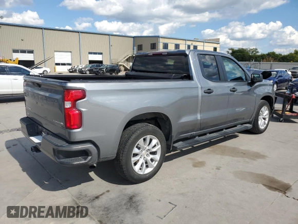 2020 Chevrolet Silverado 1500 Custom with VIN 1GCRWBEK8LZ242272, listed as a Copart auction lot 72089074 with 39,922 mi miles and Salvage Title. Bid and sale history available at carsss.com. Image 3.