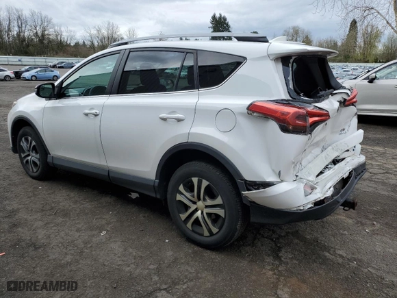 2017 Toyota RAV4 LE with VIN 2T3BFREV4HW585382, listed as a Copart auction lot 50991595 with 99,029 mi miles and Salvage Title. Bid and sale history available at carsss.com. Image 2.
