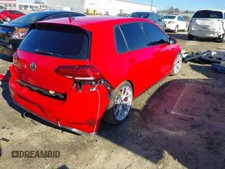 2020 Volkswagen Golf GTI S with VIN 3VW6T7AU1LM003208, listed as a IAAI auction lot 41207939 with 17,765 mi miles. Bid and sale history available at carsss.com. Image 4.