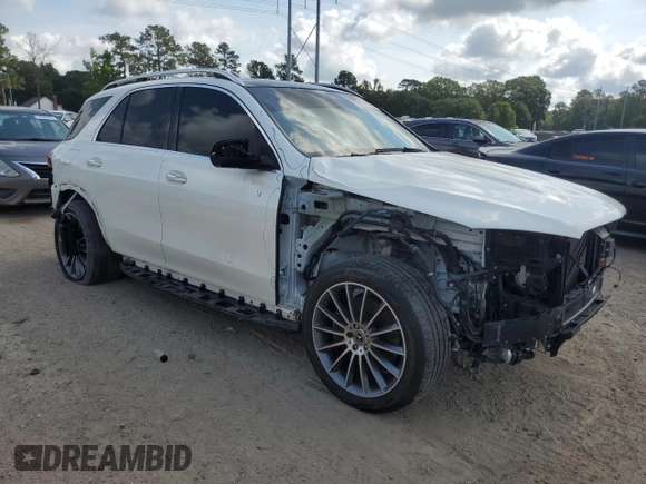 2024 Mercedes-Benz GLE 350 with VIN 4JGFB4FB1RB126059, listed as a Copart auction lot 56416905 with 56,678 mi miles and Salvage title. Bid and sale history available at DreamBid. Image 4.