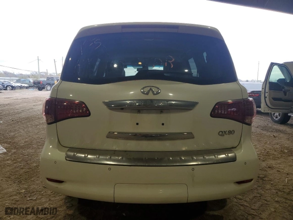 2015 Infiniti QX80 with VIN JN8AZ2NF8F9573661, listed as a Copart auction lot 86273074 with 140479 miles and Clean Title. Bid and sale history available at carsss.com. Image 6.