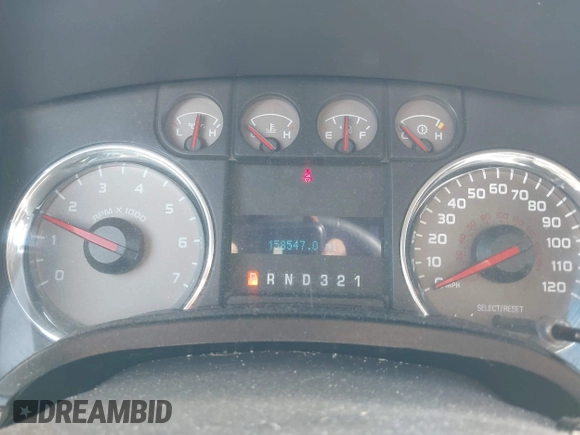 2009 Ford F-150 XL with VIN 1FTPW14V09FB15538, listed as a IAAI auction lot 41987290 with 158,147 mi miles. Bid and sale history available at carsss.com. Image 7.