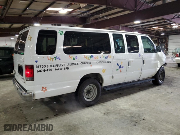 2013 Ford Econoline Passenger XL with VIN 1FBSS3BL4DDA56134, listed as a Copart auction lot 56230655 with 156,113 mi miles and Salvage title. Bid and sale history available at DreamBid. Image 3.