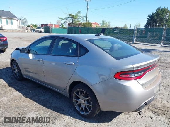 2014 Dodge Dart SXT with VIN 1C3CDFBB9ED723921, listed as a IAAI auction lot 42049803 with 139,266 mi miles. Bid and sale history available at carsss.com. Image 3.