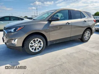2018 Chevrolet Equinox LT with VIN 3GNAXJEV7JS592122, listed as a Copart auction lot 59897695 with 41,444 mi miles and Salvage title. Bid and sale history available at DreamBid. Image 1.