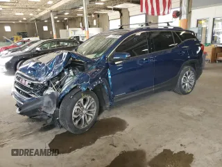 2020 GMC Terrain SLT z VIN 3GKALVEX3LL110308, wystawiony jako Copart lot #61995905 z przebiegiem 57 693 mil mil oraz Szkoda całkowita • Salvage title. Historia ofert i sprzedaży dostępna na DreamBid. Obrazek 1.