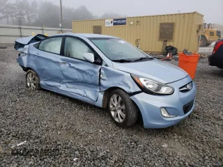 2012 Hyundai Accent GLS with VIN KMHCU4AE7CU239380, listed as a Copart auction lot 85431244 with 150,369 mi miles and Non Repairable. Bid and sale history available at carsss.com. Image 4.