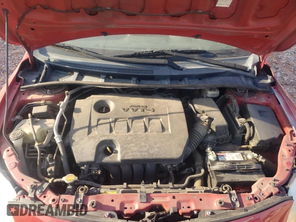 2010 Toyota Corolla with VIN 2T1BU4EE0AC313758, listed as a Copart auction lot 53286315 with 185,037 mi miles and Salvage Title. Bid and sale history available at carsss.com. Image 11.