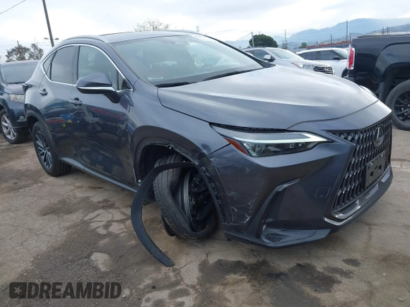 2022 Lexus NX with VIN JTJAKCEZ7N2003025, listed as a IAAI auction lot 41763745 with 74,157 mi miles. Bid and sale history available at carsss.com. Image 6.