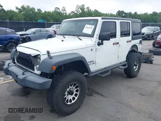 2018 Jeep Wrangler Unlimited Sport S with VIN 1C4BJWDG6JL818719, listed as a IAAI auction lot 42412991 with 58,399 mi miles and . Bid and sale history available at DreamBid. Image 17.