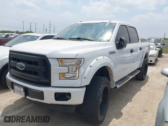 2017 Ford F-150 XL with VIN 1FTEW1CF1HKD11608, listed as a IAAI auction lot 42079355 with 217,275 mi miles. Bid and sale history available at carsss.com. Image 2.