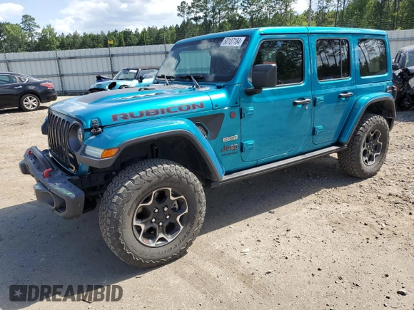 2020 Jeep Wrangler Unlimited Recon with VIN 1C4HJXFN1LW265670, listed as a Copart auction lot 60107184 with 39,054 mi miles and Clean title. Bid and sale history available at DreamBid. Image 1.