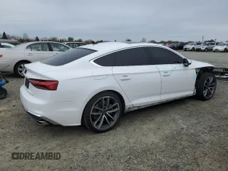 2023 Audi A5 Sportback S line Premium z VIN WAUDACF57PA040676, wystawiony jako Copart lot #47585115 z przebiegiem 35 424 mil mil oraz Szkoda całkowita • Salvage title. Historia ofert i sprzedaży dostępna na DreamBid. Obrazek 3.