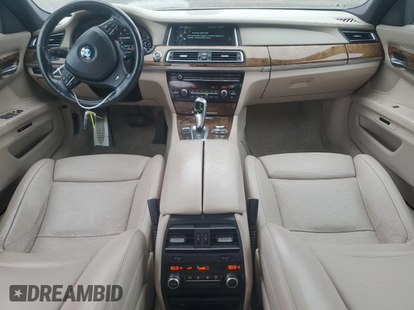 2013 BMW 7 Series 740i with VIN WBAYA6C53DD143952, listed as a Copart auction lot 76064454 with 119,896 mi miles and Clean Title. Bid and sale history available at carsss.com. Image 8.