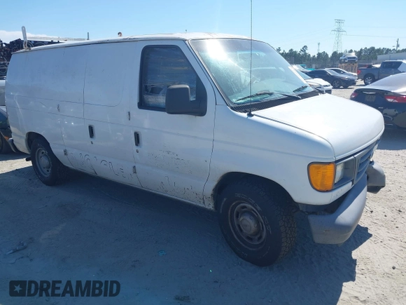 2006 Ford Econoline Cargo with VIN 1FTRE14W06HA83095, listed as a IAAI auction lot 42329493 with 189,119 mi miles and . Bid and sale history available at DreamBid. Image 1.