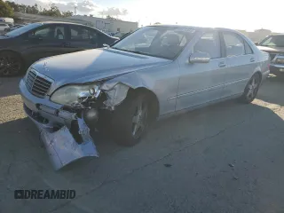2004 Mercedes-Benz S-Class 4.3L with VIN WDBNG70J34A419641, listed as a Copart auction lot 78322884 with 0 mi miles and Salvage Title. Bid and sale history available at carsss.com. Image 1.