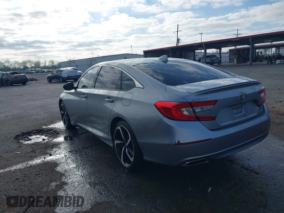 2019 Honda Accord Sport with VIN 1HGCV1F3XKA043815, listed as a IAAI auction lot 41997607 with 91,001 mi miles and . Bid and sale history available at DreamBid. Image 3.