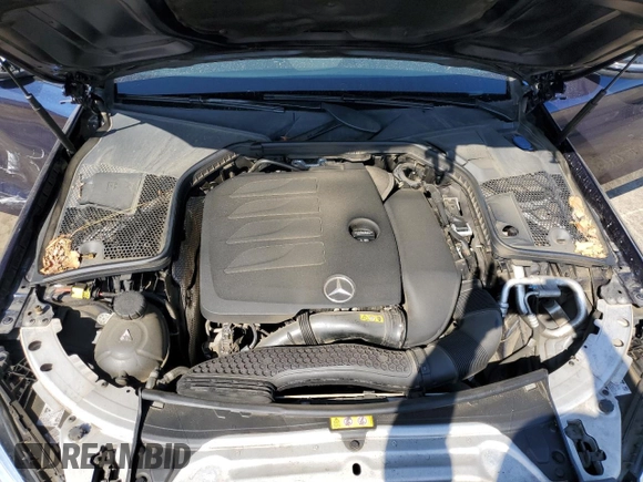 2020 Mercedes-Benz C 300 with VIN WDDWF8DB3LR530908, listed as a Copart auction lot 58015975 with 60,818 mi miles and Salvage title. Bid and sale history available at DreamBid. Image 11.
