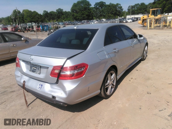 2013 Mercedes-Benz E 350 Luxury with VIN WDDHF5KBXDA697261, listed as a IAAI auction lot 42129287 with 130,939 mi miles and . Bid and sale history available at DreamBid. Image 4.