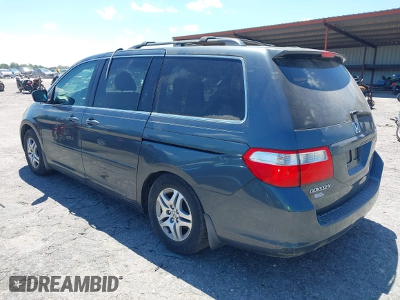 2006 Honda Odyssey EX-L with VIN 5FNRL38796B452606, listed as a IAAI auction lot 42173853 with 190,084 mi miles and . Bid and sale history available at DreamBid. Image 3.