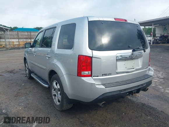 2015 Honda Pilot EX-L with VIN 5FNYF4H5XFB014653, listed as a IAAI auction lot 42121003 with 152,912 mi miles and . Bid and sale history available at carsss.com. Image 3.
