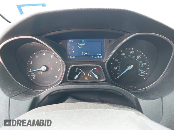 2014 Ford Focus SE with VIN 1FADP3F21EL354774, listed as a IAAI auction lot 41972701 with 115,046 mi miles. Bid and sale history available at carsss.com. Image 7.