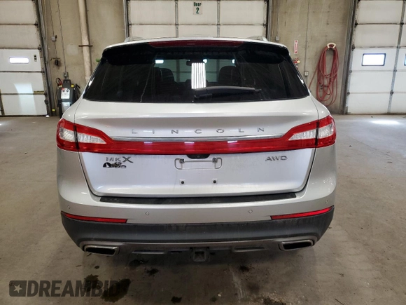 2017 Lincoln MKX Reserve with VIN 2LMPJ8LR7HBL51633, listed as a Copart auction lot 51126965 with 76,307 mi miles and Salvage Title. Bid and sale history available at carsss.com. Image 6.