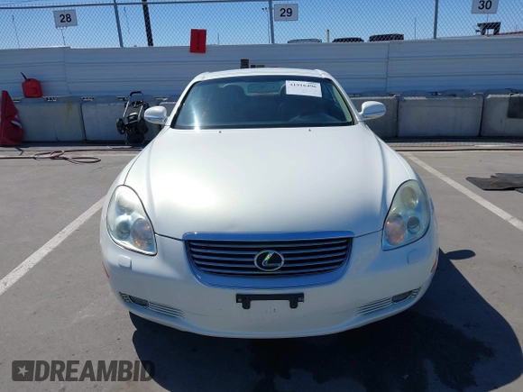 2004 Lexus SC with VIN JTHFN48Y740055529, listed as a IAAI auction lot 41916496 with 79,712 mi miles. Bid and sale history available at carsss.com. Image 12.