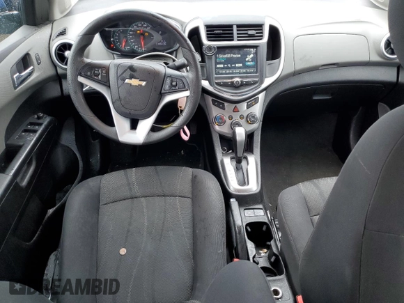 2017 Chevrolet Sonic LT with VIN 1G1JD5SG6H4173423, listed as a Copart auction lot 60721595 with 99,860 mi miles and Salvage title. Bid and sale history available at DreamBid. Image 8.
