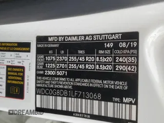 2020 Mercedes-Benz GLC 300 с VIN WDC0G8DB1LF713068, выставлен на аукционе Copart как лот 55690775 с пробегом 103 556 миль миль и Списание • Salvage title. История ставок и продаж доступна на DreamBid. Изображение 13.