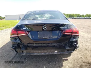 2019 Mercedes-Benz A 220 with VIN WDD3G4FB4KW021352, listed as a Copart auction lot 57049025 with 28,545 mi miles and Salvage title. Bid and sale history available at DreamBid. Image 6.