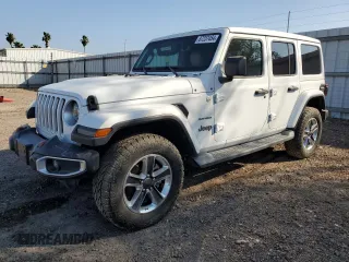 2019 Jeep Wrangler Unlimited Sahara with VIN 1C4HJXEG8KW522292, listed as a Copart auction lot 87237454 with 64,751 mi miles and Salvage Title. Bid and sale history available at carsss.com. Image 1.