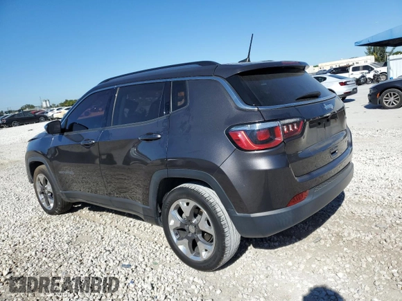2020 Jeep Compass Limited with VIN 3C4NJCCB6LT114528, listed as a Copart auction lot 87847105 with 90,753 mi miles and Non Repairable. Bid and sale history available at carsss.com. Image 2.