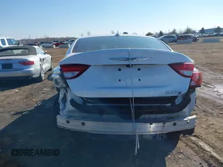 2015 Chrysler 200 S with VIN 1C3CCCBG9FN756958, listed as a IAAI auction lot 38759616 with 81,449 mi miles and . Bid and sale history available at carsss.com. Image 6.