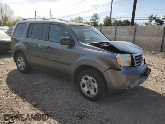 2012 Honda Pilot LX with VIN 5FNYF4H28CB056918, listed as a Copart auction lot 55265165 with 170,691 mi miles and Salvage Title. Bid and sale history available at carsss.com. Image 4.