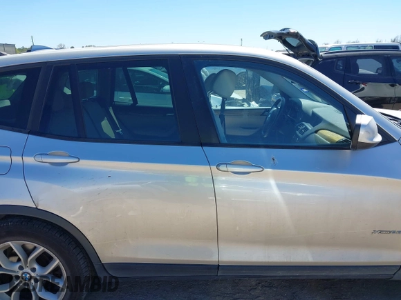 2013 BMW X3 xDrive28i with VIN 5UXWX9C53D0A31087, listed as a IAAI auction lot 41850886 with 142,156 mi miles. Bid and sale history available at carsss.com. Image 13.
