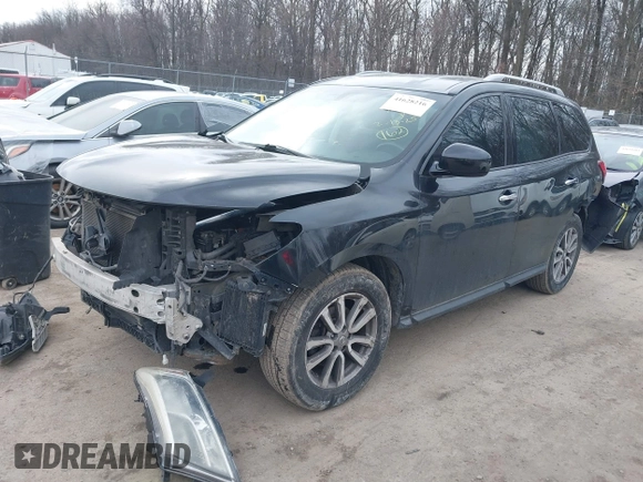 2015 Nissan Pathfinder Platinum with VIN 5N1AR2MM9FC657658, listed as a IAAI auction lot 41628216 with 212,189 mi miles and . Bid and sale history available at DreamBid. Image 17.