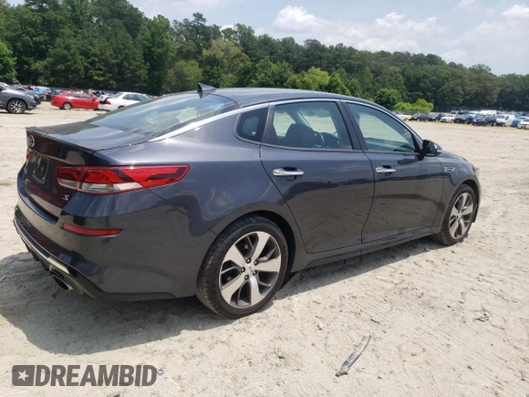 2019 Kia Optima LX with VIN 5XXGT4L36KG316216, listed as a Copart auction lot 62138725 with 73,197 mi miles and Salvage title. Bid and sale history available at DreamBid. Image 3.