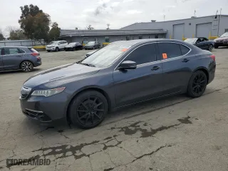 2015 Acura TLX V6 Advance with VIN 19UUB2F72FA023750, listed as a Copart auction lot 49858305 with 183,565 mi miles and Salvage Title. Bid and sale history available at carsss.com. Image 1.