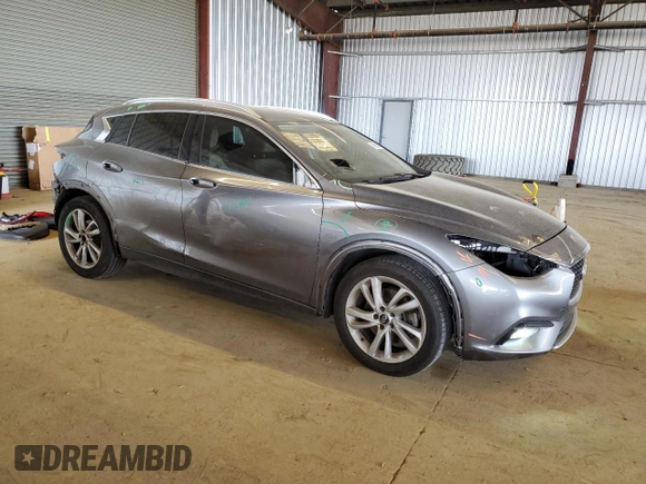 2017 Infiniti QX30 with VIN SJKCH5CP7HA039232, listed as a Copart auction lot 47460565 with Not provided miles and Salvage title. Bid and sale history available at DreamBid. Image 4.