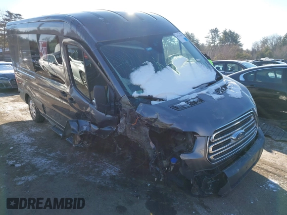 2015 Ford Transit Cargo with VIN 1FTNE2CM5FKB24232, listed as a IAAI auction lot 41333965 with 42,949 mi miles and . Bid and sale history available at carsss.com. Image 1.