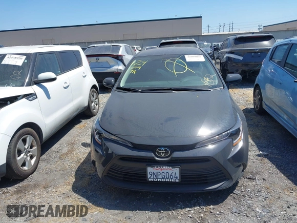 2024 Toyota Corolla LE with VIN 5YFB4MDE3RP195850, listed as a IAAI auction lot 42609039 with 3,061 mi miles and . Bid and sale history available at DreamBid. Image 13.