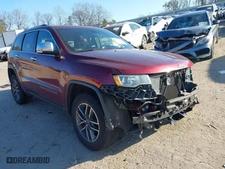 2019 Jeep Grand Cherokee Limited with VIN 1C4RJEBG7KC656046, listed as a IAAI auction lot 41498433 with 100,047 mi miles. Bid and sale history available at carsss.com. Image 1.