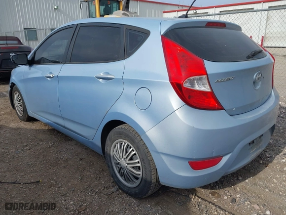 2014 Hyundai Accent GS with VIN KMHCT5AE1EU147015, listed as a IAAI auction lot 41659497 with 147,832 mi miles. Bid and sale history available at carsss.com. Image 3.